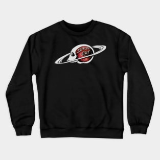 Spaced Out- Red Crewneck Sweatshirt